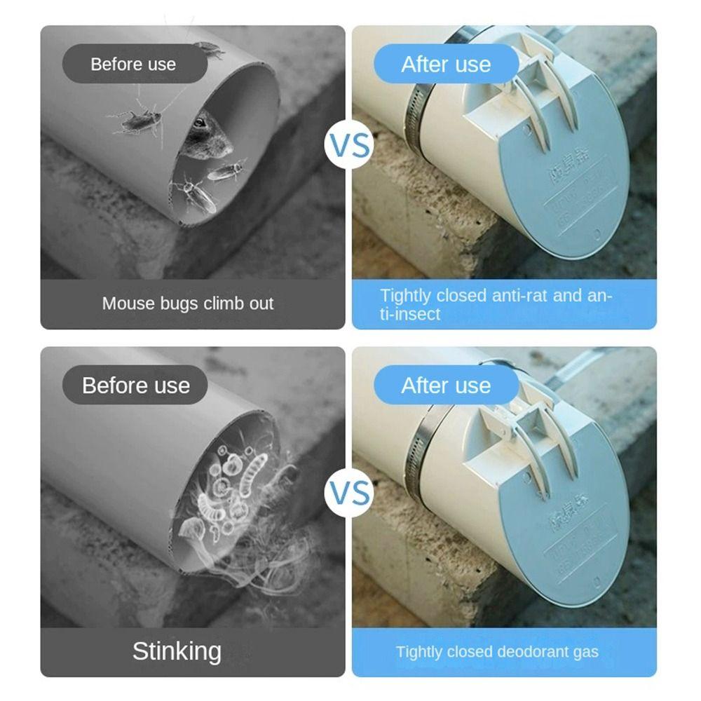 Multifunctional Drainage Pipe Floor Drains Rain Pipe Cap Outdoor Balcony Bathroom Accessory