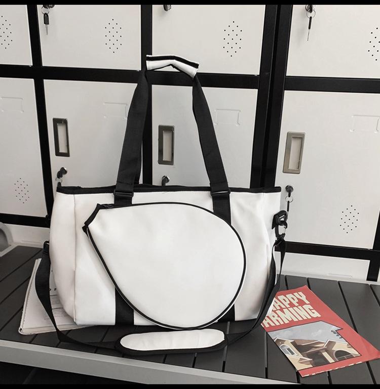 2024 Водонепроницаемая сумка-кроссбоди большой вместимости для бадминтона и тенниса для женщин и мужчин - Модная спортивная сумка через плечо