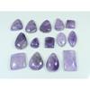 350Cts. Natural Amethyst Lace Agate Mix Cabochon Loose Gemstone 14 Pcs Lot C-3930