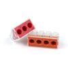 10pcs Universal Compact Wire Wiring Conductor Connector For Junction Box With Lever Connection Push-in Terminal Block 0.75-6mm2