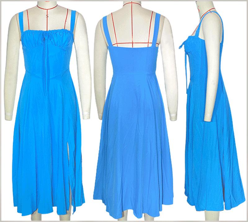 2026 Элегантное французское летнее платье-слинг высокого класса для женщин