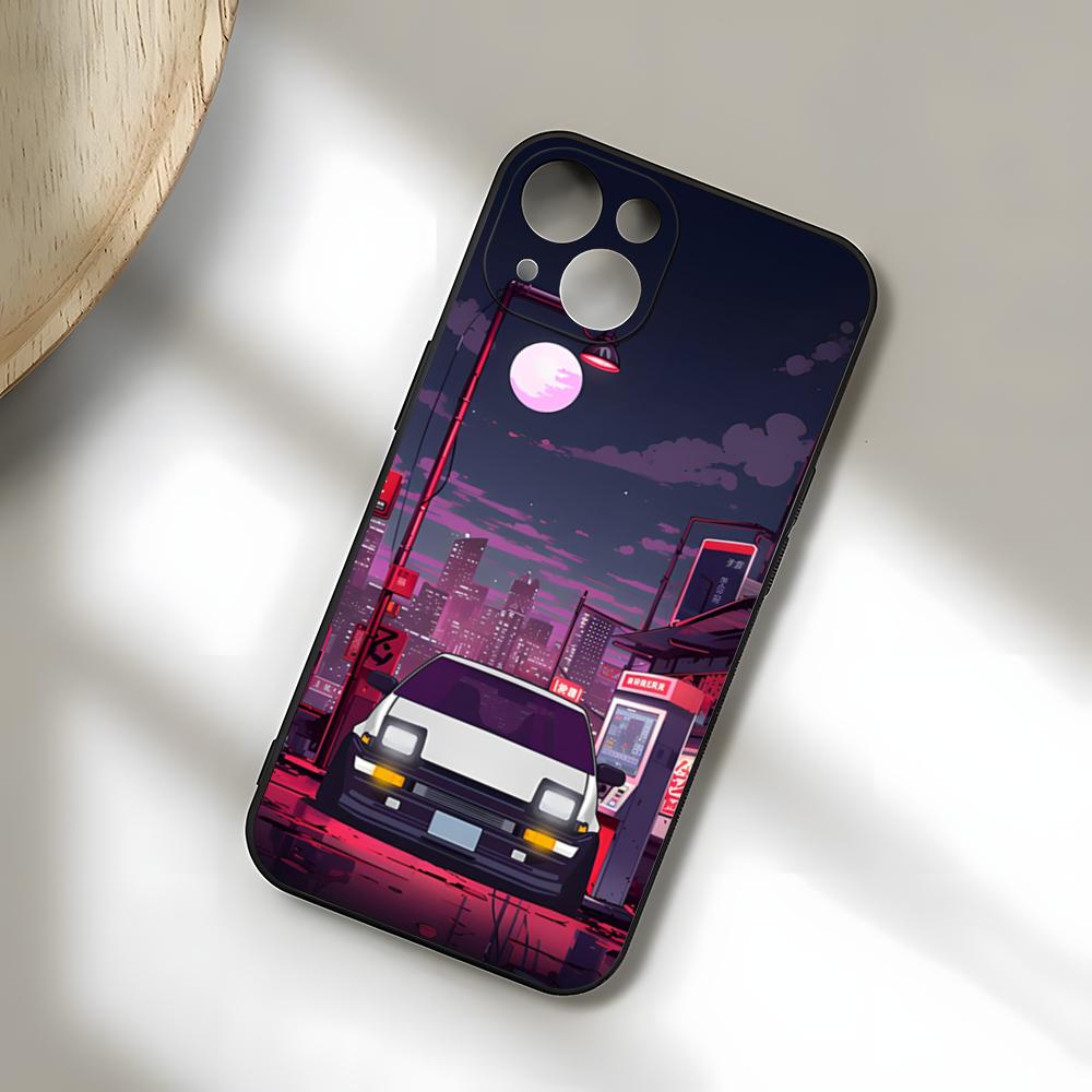 Чехол для телефона I-Initial D AE86 для iPhone 17 Pro Max 15 Pro 16 14 Plus 12 13 Mini 11 Pro, противоударный, мягкий чехол