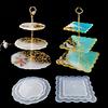 Diy Three-Layer Fruit Tray Tea Tray Silicone Mold Epoxy Resin Tray Resin Mold