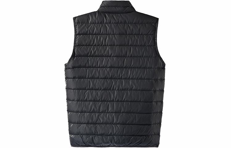 Li Ning Мужские пуховые жилеты Черный Стойка Тонкие Рабочая одежда AYMR205-3