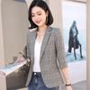 Blazer Women Fashion Temperament Professional Slim Elegant Long Sleeve Outerwear Chic Tops Office Clothing New  Autumn