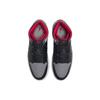 Мужские кроссовки Air Jordan 1 Mid Bred Shadow серо-черные цементно-серые DQ8426-006