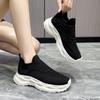 Lazy Socks Shoes Women's 2024 Summer New Thick-soled Versatile Casual One-pedal Hollow Breathable Non-slip Sneakers