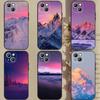 Ультратонкий чехол из ТПУ Snow Mountain для iPhone 6-16ProMax/SamsungS7-S24Ultra/Redmi13TPro - ударопрочный, устойчивый к царапинам, рельефный чехол CameraSafe