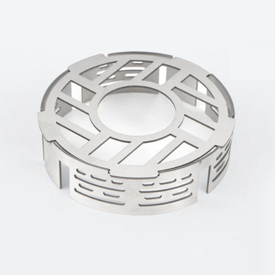 Кемпинговая плита с кольцом для защиты от ветра, портативная, прочная, из нержавеющей стали, легкая, для походов, пикников, ветрозащитная газовая плита с горелкой для защиты от ветра