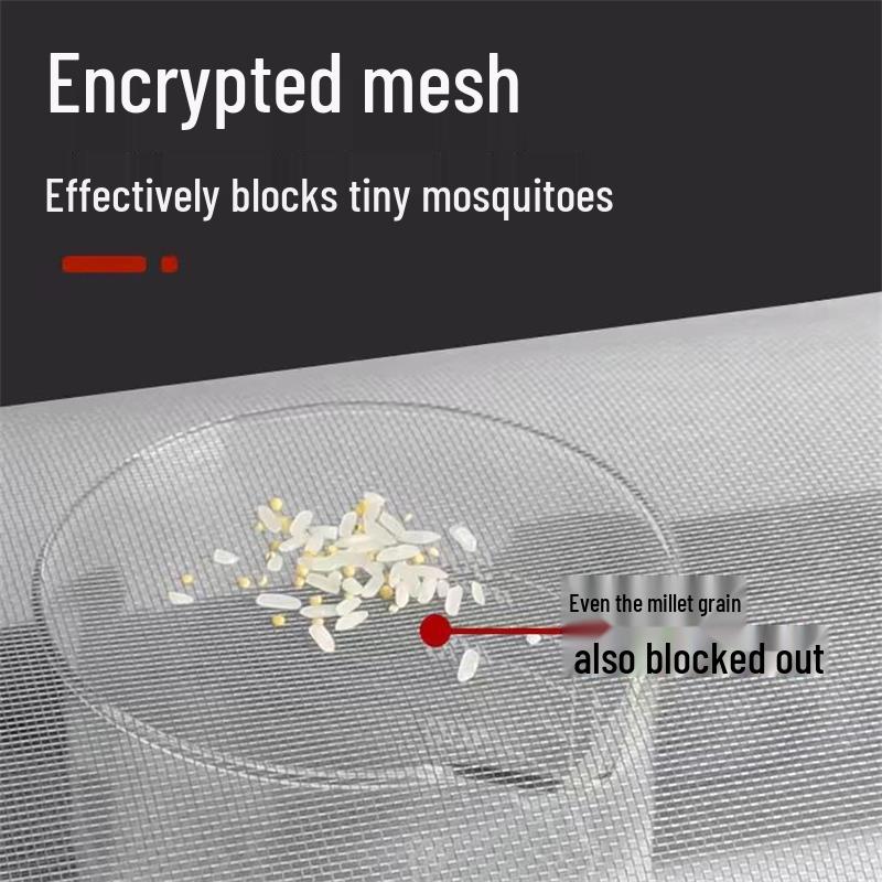 Самоклеящаяся нано-сетка от комаров без пробивания для окон