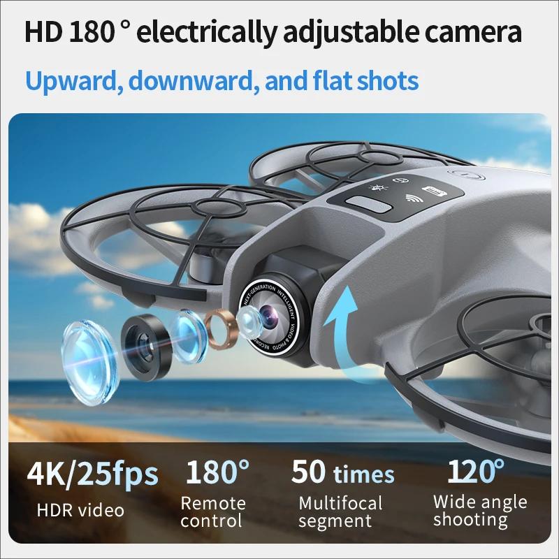 Mini Drone Foldable Aerial Photography Full Protection RC Drone Brushless Optical Flow Remote Control Quadcopter K200 MAX