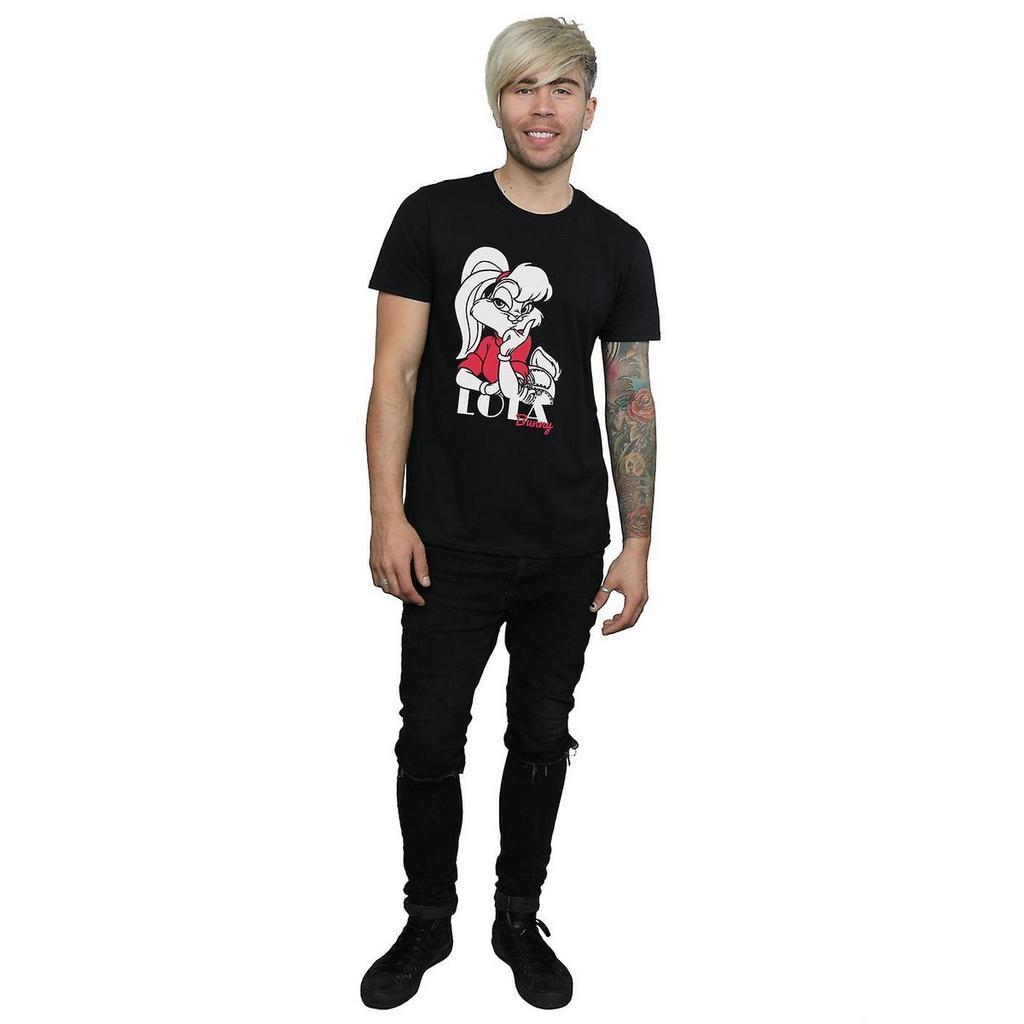 Looney Tunes Mens Classic Lola Bunny Cotton T-Shirt