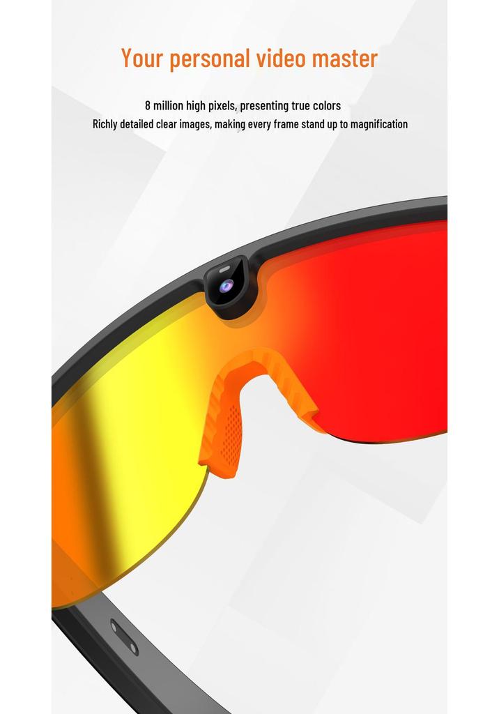G5 Smart Bluetooth Cycling Glasses with AI Voice Assistant, Photo & Video Capture, Anti-Blue Light.