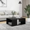 VidaXL Coffee Table Black 90x67x33 Cm Chipboard
