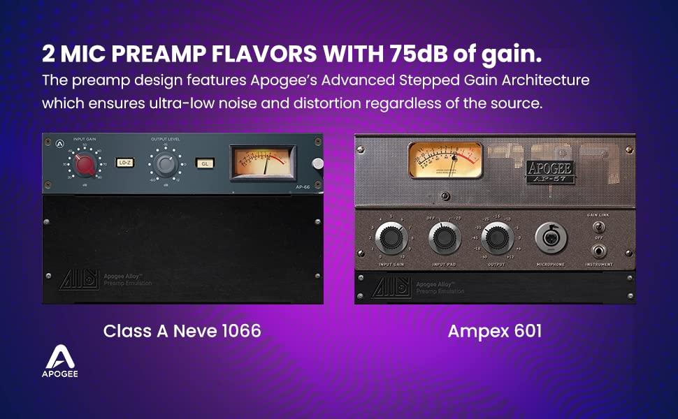 Apogee Audio Interface USB Connection MIDI Compatible 10in14out Compatible Equipped with 2 Mic Preamps Symphony Desktop 24bit/192kHz iOS/Mac/Windows