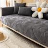 Thick Plush Chaise Lounge Sofa Towel Nordic Universal Corner Couch Cover Non -Slip Removable Sofa Mat For Living Room Multi -Sizes