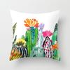 Cactus Throw Pillow Cover Succulent Desert Plant Cushion  for Home Sofa Chair