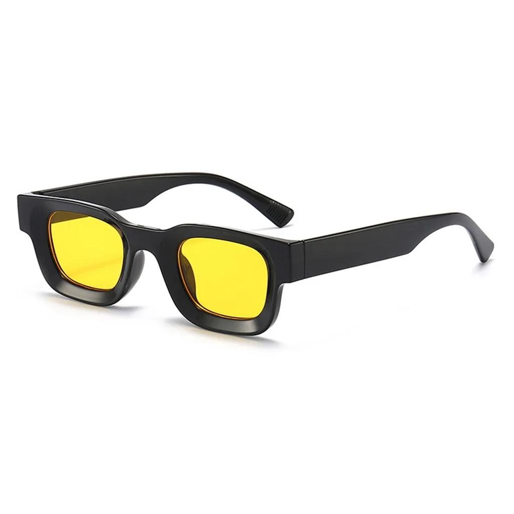 Индивидуальные солнцезащитные очки в стиле хип-хоп для женщин и мужчин, модные прямоугольные солнцезащитные очки, летняя защита от солнца UV400 для улицы