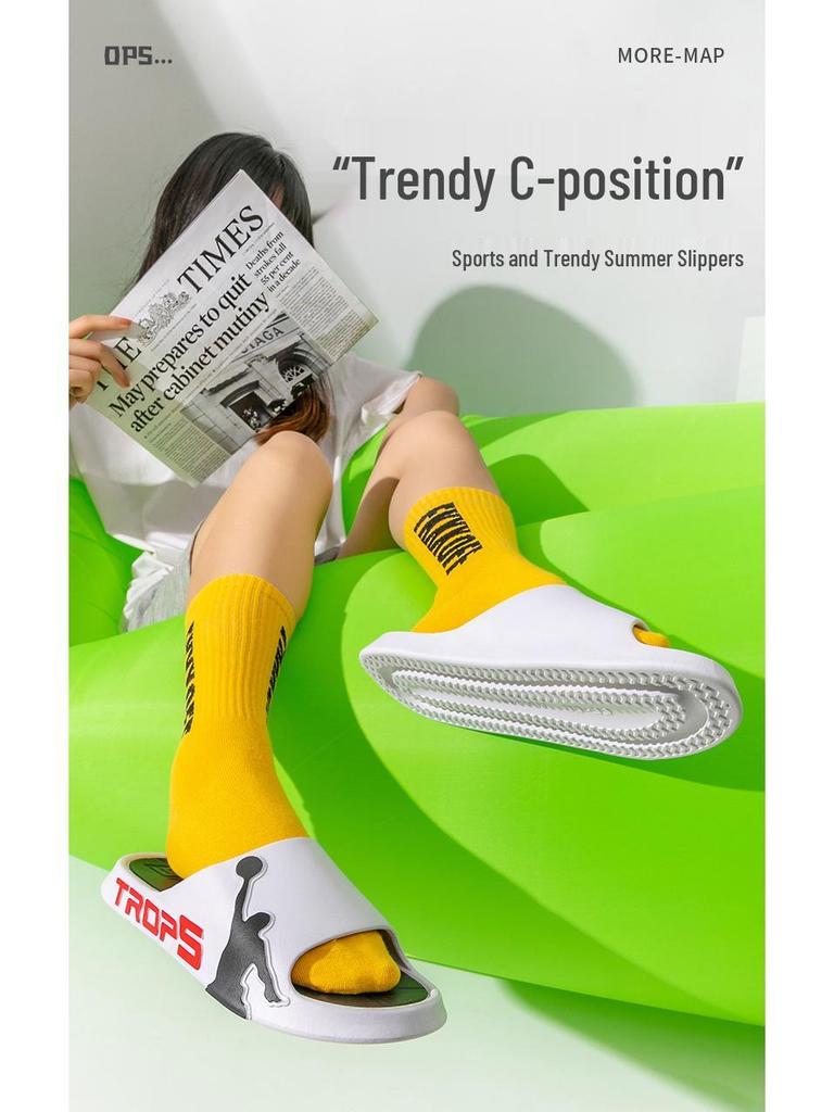 Летние шлепанцы с нескользящей подошвой для мальчиков - Модная обувь для дома и улицы