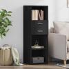 VidaXL Highboard Black 40x42.5x124 Cm Engineered Wood, Buffet, Cupboard, Sideboard, Cabinet, Storage Cabinet, 846160