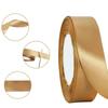Лента цвета шампанского золота, размер 25, шелковая лента, используется для упаковки подарков, поделок, букетов, упаковки подарков на День святого Валентина и Рождество.