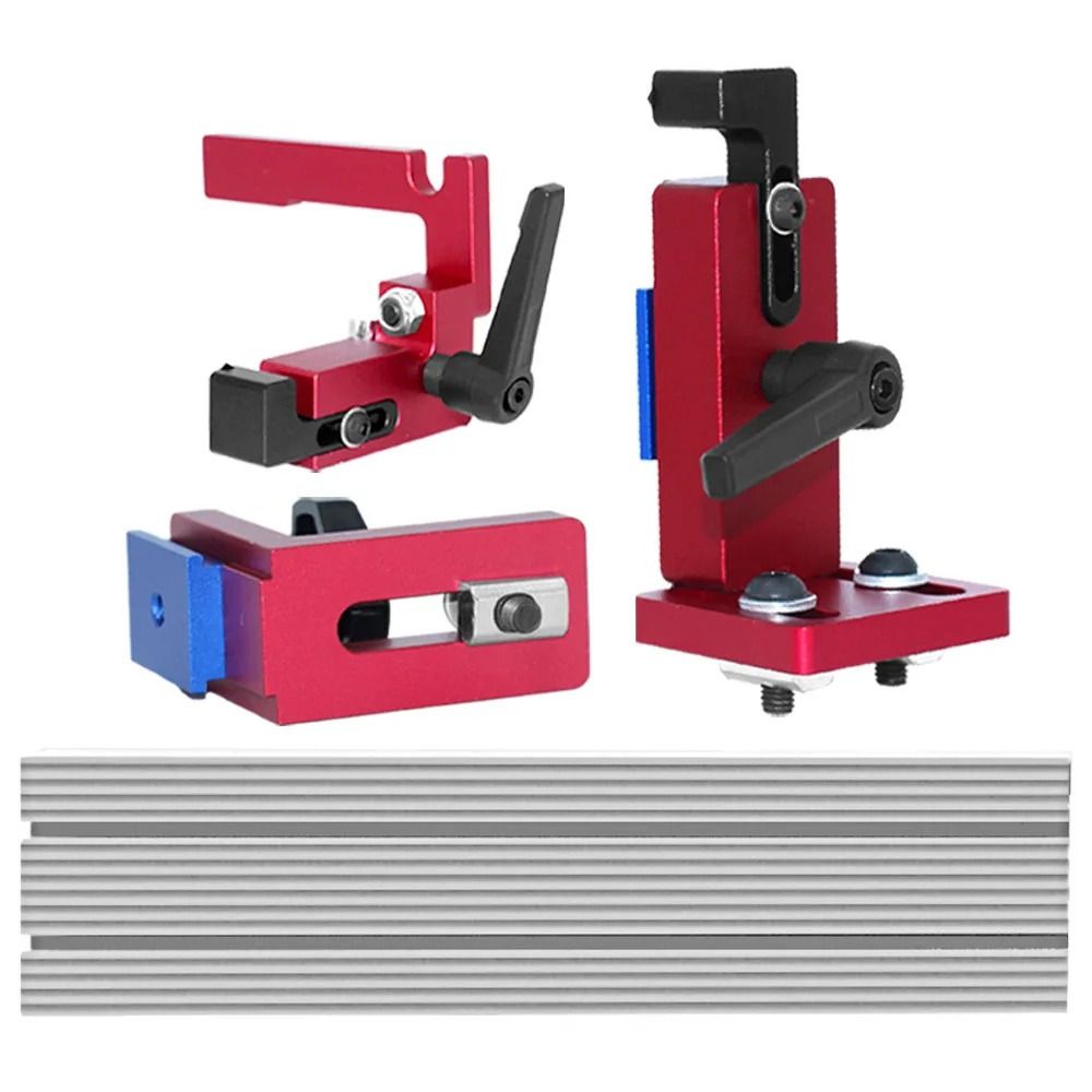 Т-образный алюминиевый профиль, ограждение 30-50 см, опора ограждения, многофункциональный митерный трек, верстак