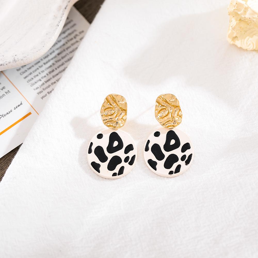 Ретро темпераментные капающие геометрические серьги неправильной формы, полые серьги с подвеской, геометрические серьги, простые серьги