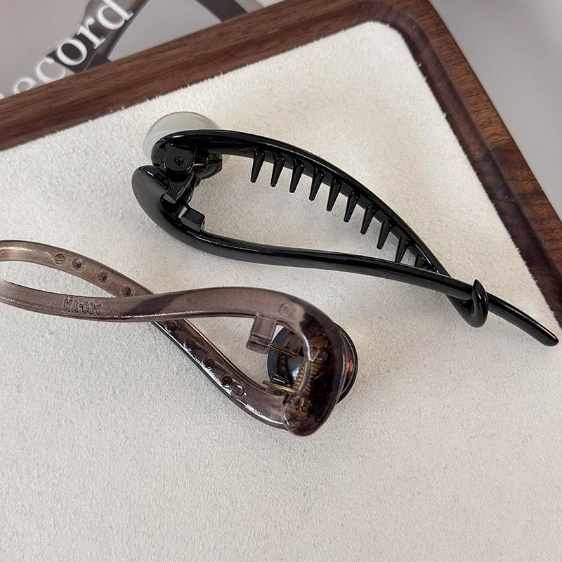 Заколка-краб в стиле ретро, заколка-хвост в форме буквы S, заколка-краб, заколка-шпилька, головной убор, аксессуары для волос