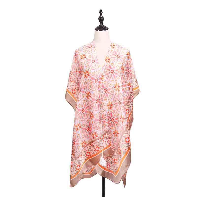 Temperament spring and summer new simulated silk scarf women's yarn scarf printed beach towel shawl quick drying