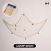 100X200Cm Beach Themed Fish Net Decorations Wall Mounted For Pirate Mermaid Beach Party Home Bedroom Decoration