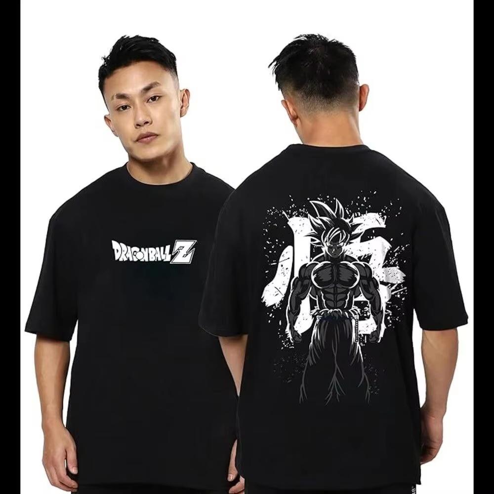 2026 New Dragon Ball Cartoon Print Crew Neck T-Shirt, Fashion And Comfortable Short Sleeve Fashion Women And Men T-shirt