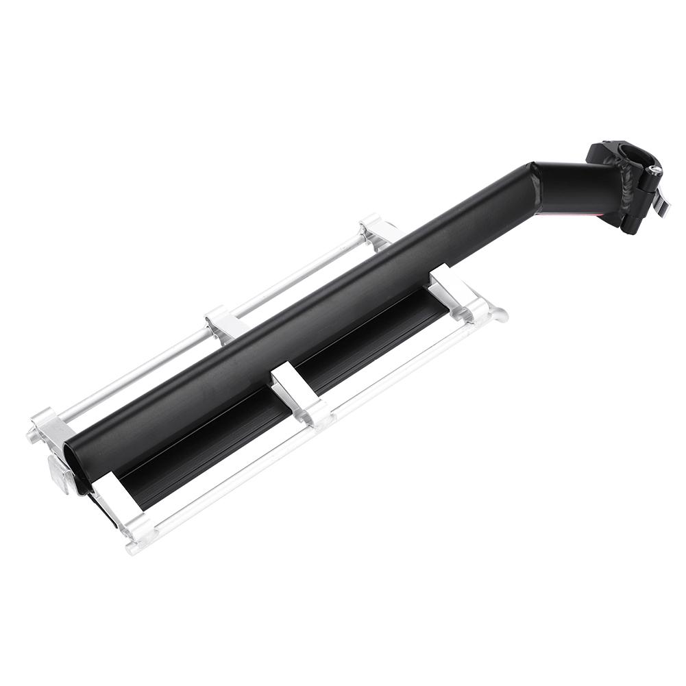 Mountain Bike Bicycle Carrier Rack Seat Post Rear Shelf Aluminum Alloy Black