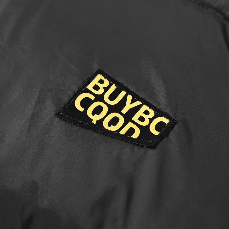 Зимняя мужская куртка без рукавов с капюшоном, парка, повседневный толстый теплый черный жилет для мужчин, верхняя одежда