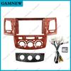 9 Inch Car Frame Fascia Adapter For Toyota Fortuner Hilux Revo Vigo 2008-2014 Android Radio Dash Fitting Panel Kit