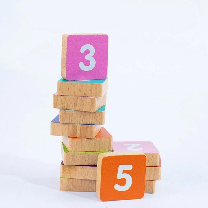 Finger Counting Math Toys For Toddler Montessori Educational Learning Number Blocks Toy Arithmetic Teaching Aids Kids Gift
