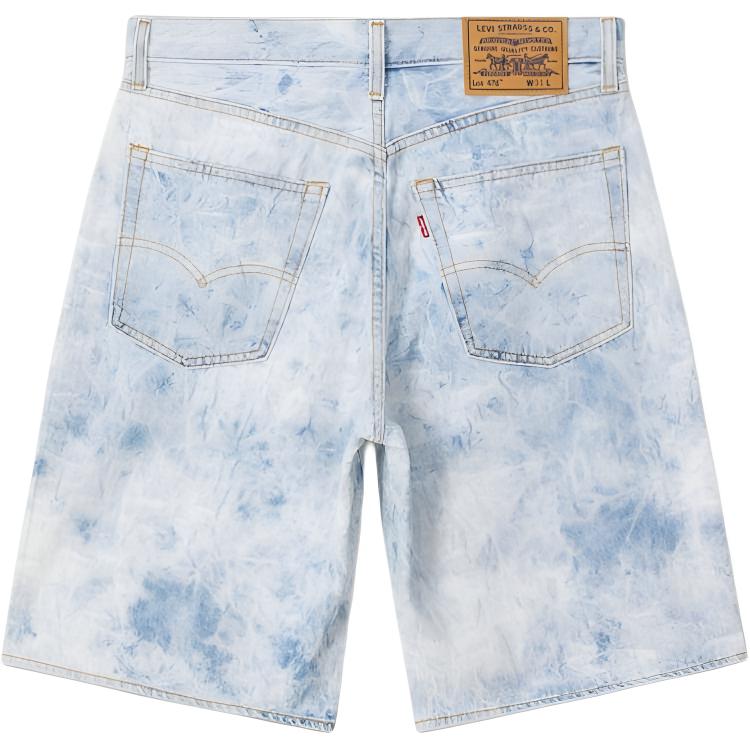 Levi's Denim Shorts Men's Blue White 001JM-0007