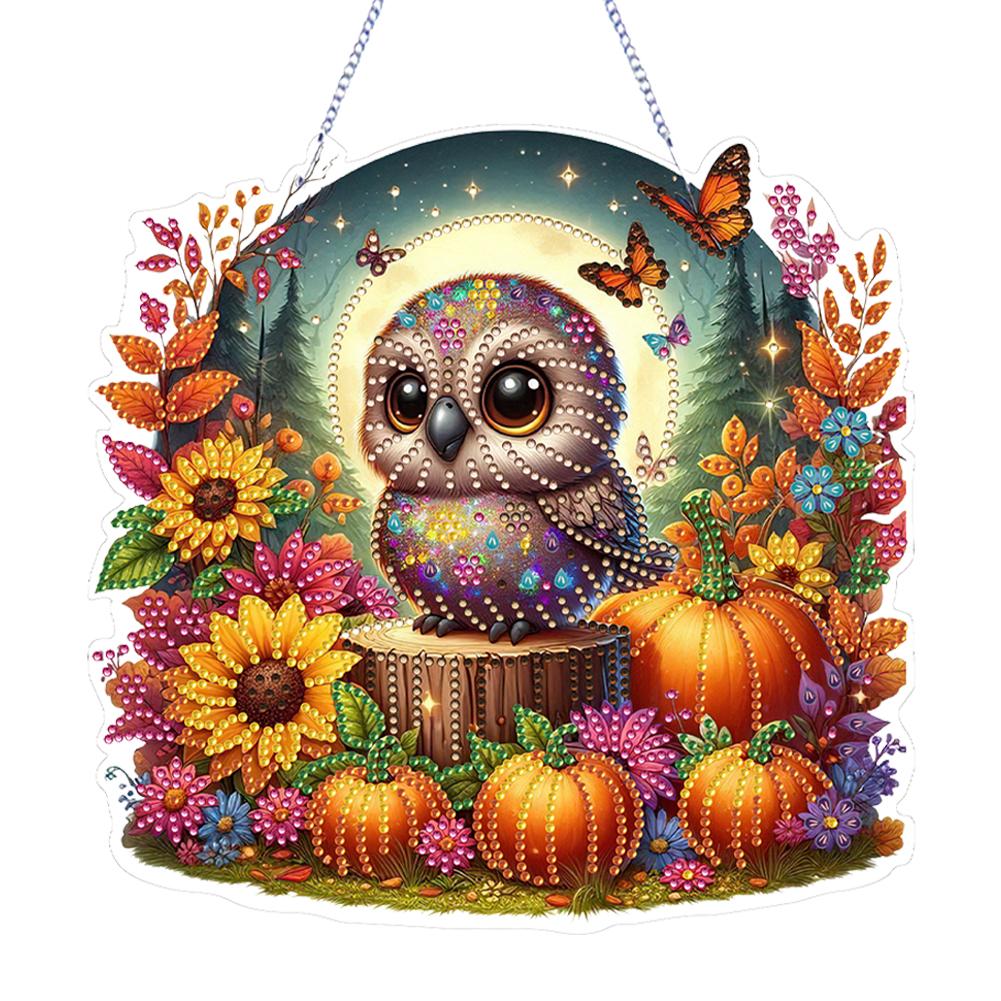 2D Плоские Наборы для Алмазной Живописи Сделай Сам, Подвески для Окна, Алмазная Мозаика из Страз, Алмазная Живопись, Подвеска-Шарм для Дома Сделай Сам