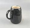 Gothic Halloween Skull Ceramic Coffee Mug - Skeleton Head Water Cup with Handles for Halloween Themed Novelty Items