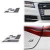 zjcr6 Car Accessories Metal Race Flag Front Hood Grille Emblem Rear Trunk Body R 300 Badge Sticker For Seat IBIZA Leon Cupra Ateca