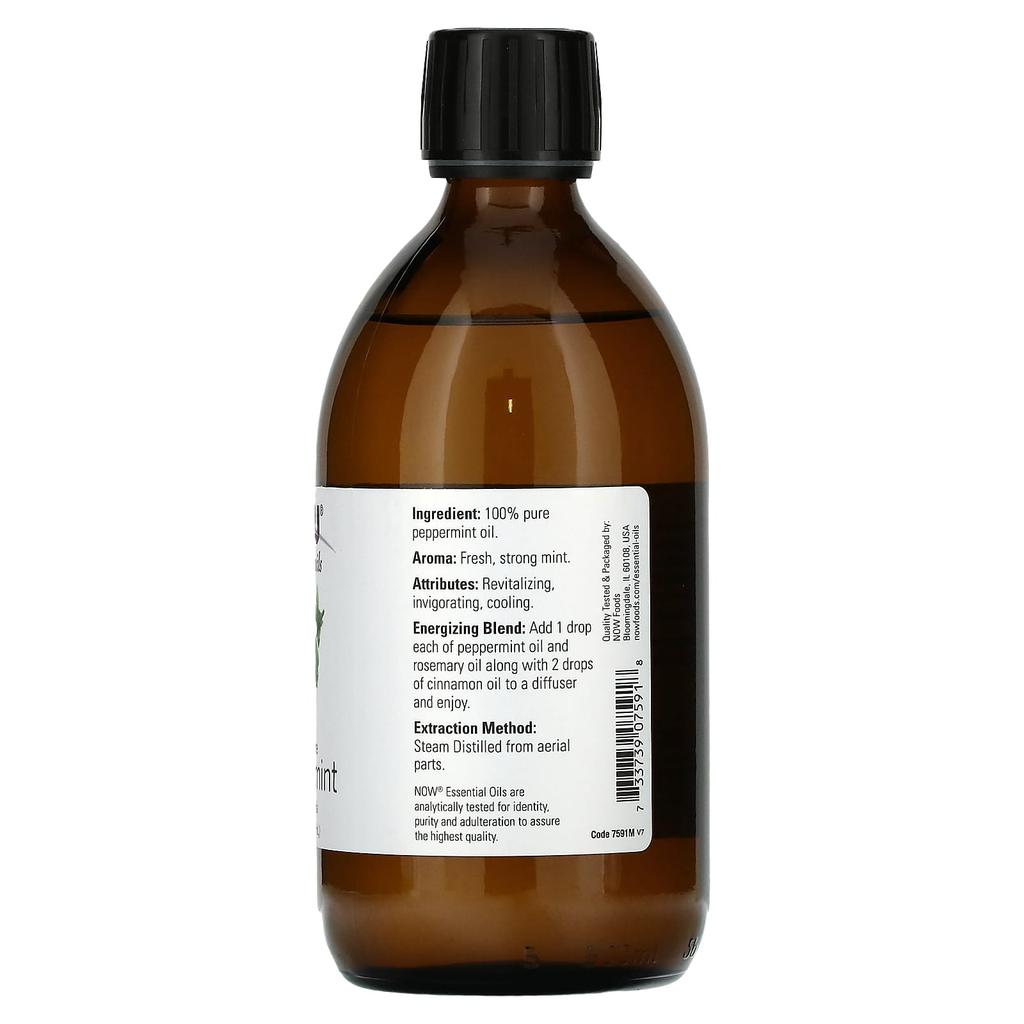Essential Oil, Peppermint, 16 Fl Oz (473 Ml)