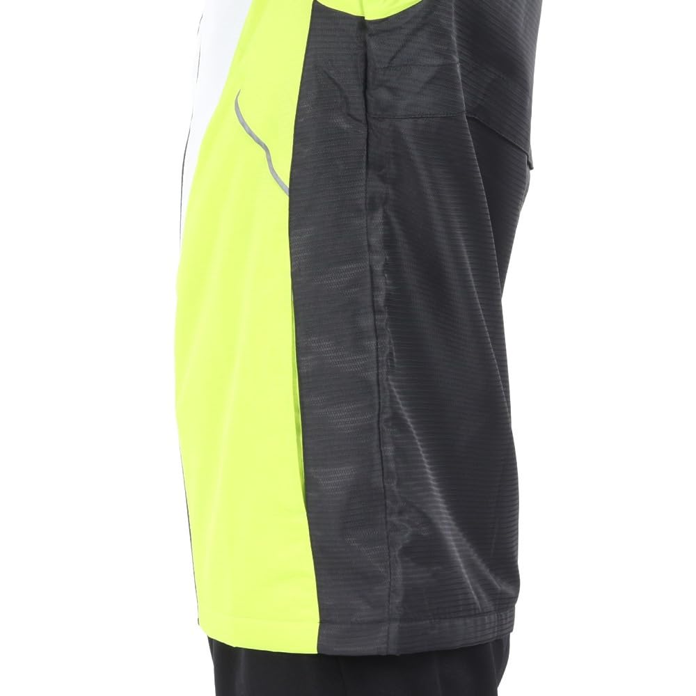 Куртка Tennis Wear Active Warmer с водоотталкивающим эффектом и сохранением тепла 62MEA502 Black x Lime Green S [Mizuno]