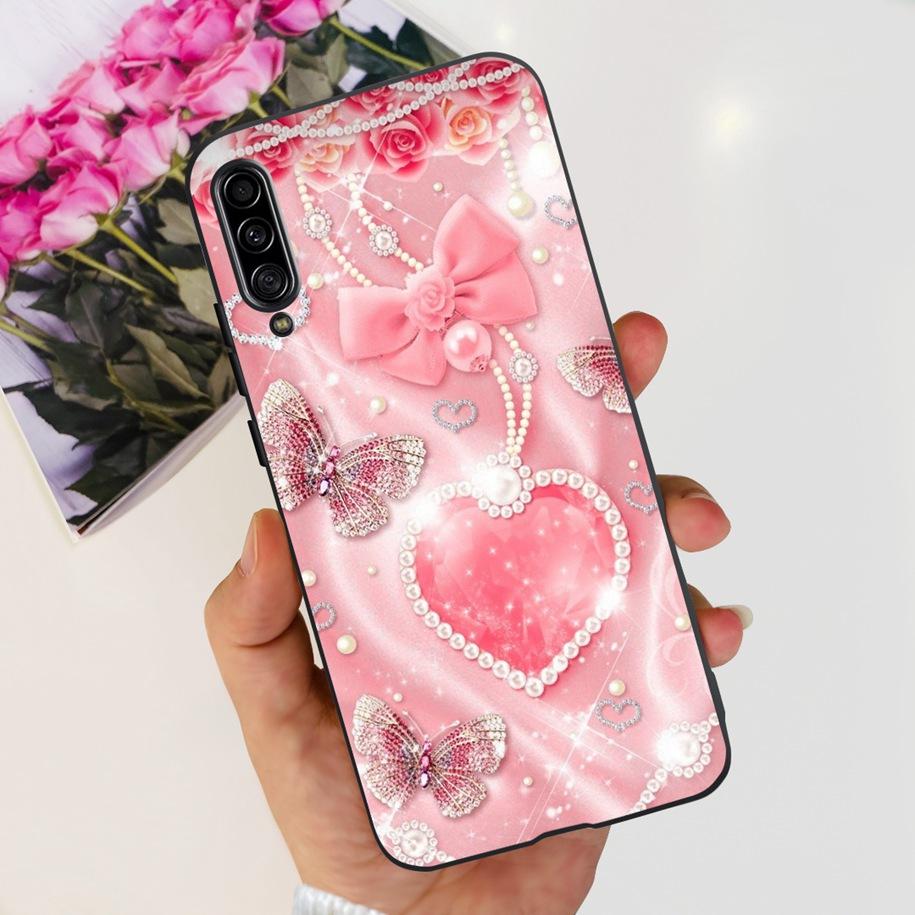 For Samsung Galaxy A90 5G Case Popular Flower Soft Silicon Phone Cover For Samsung A90 5G Fundas A 90 SM-A908N Shockproof Bumper