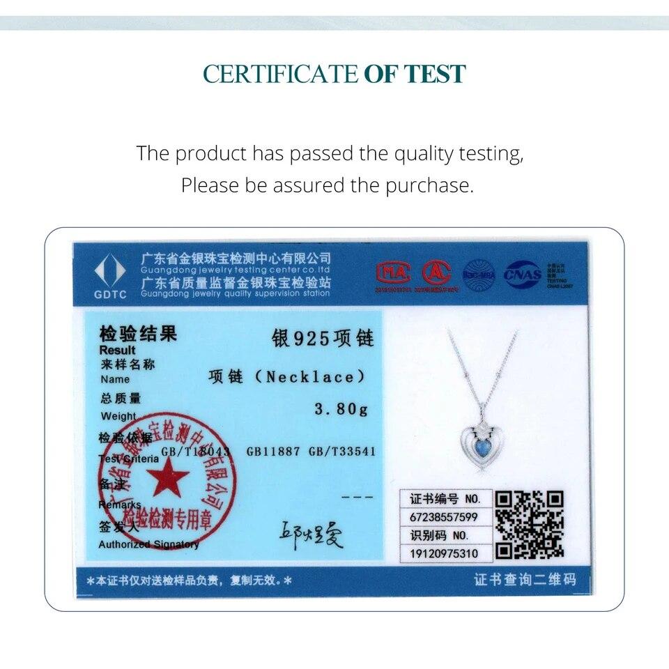 S925 серебро кулон светящееся сердце ожерелье для женщин подарок на день Святого Валентина юбилей ювелирные изделия подарок