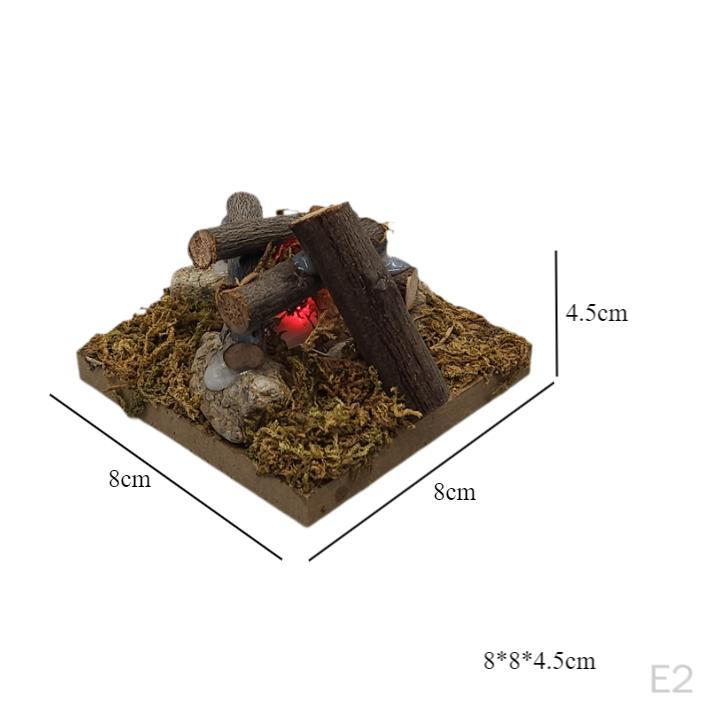 1/6 масштаб сцены аксессуар миниатюра пикник дрова куча наряд подарки мини игрушка для