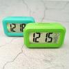 Electronic table clock, mains and battery powered, night light, silent, with snooze function