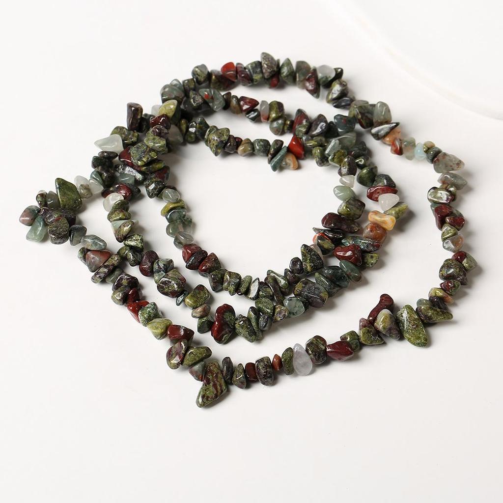 Ожерелье из натурального аметиста, 80 см - Полированные, Неправильные полоски для изготовления украшений и браслетов своими руками