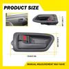 fits 97 Toyota Camry Interior ide Door Handle Trim Front Rear LH RH Gray Set