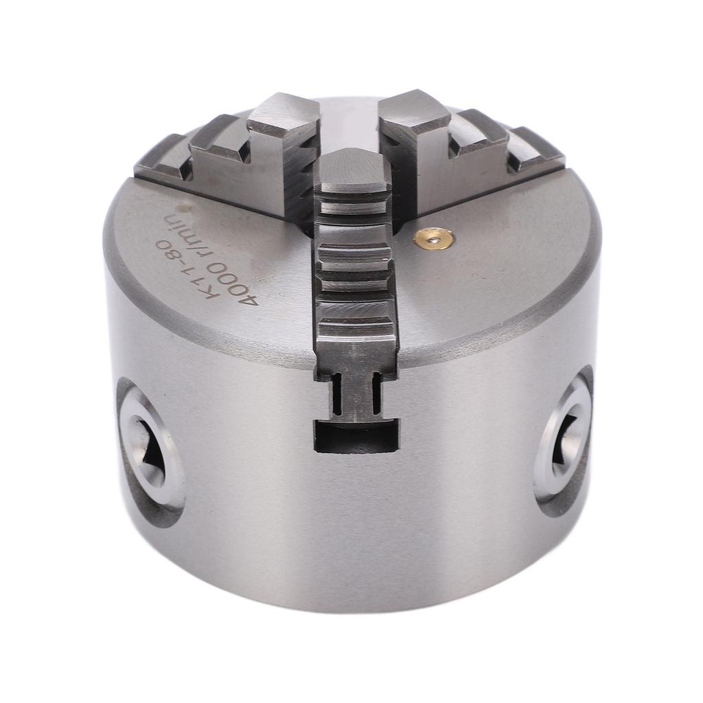 3-дюймовый SANOU K11?80 3?Самоцентрирующийся токарный патрон с кулачковым диаметром 80 мм