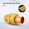 Copper Union Reducing Adapter Welded Pipe Fittings Male Thread Socket Card Sleeve
