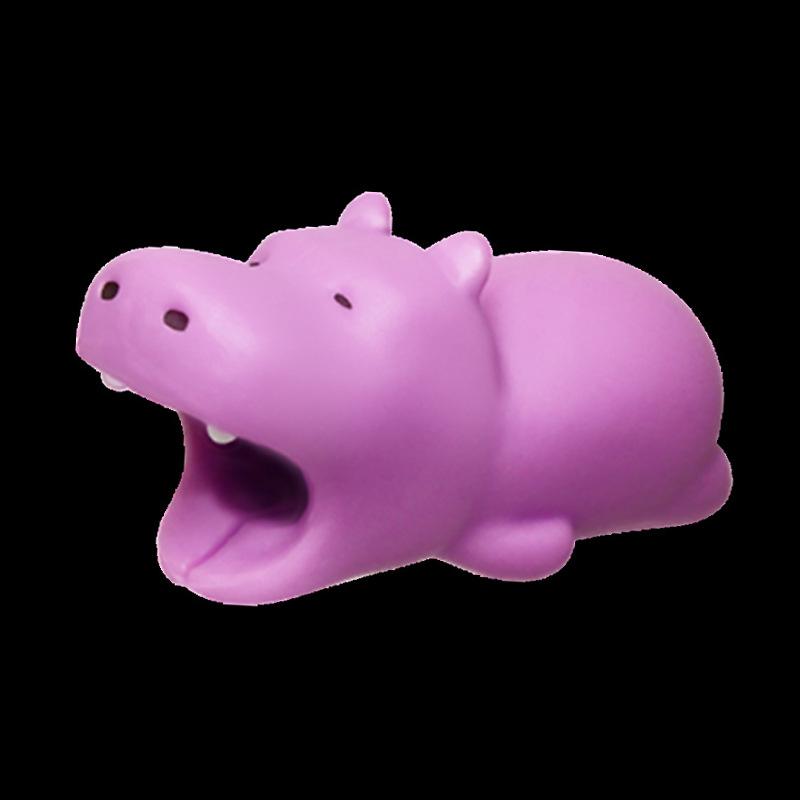 Защитный шнур для кабеля с милыми животными, защитный провод с рисунком из мультфильма, светящийся силиконовый чехол, устройство для намотки зарядного кабеля для кабеля зарядного устройства для телефона